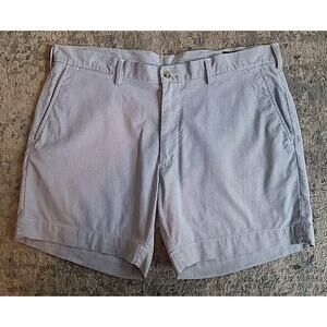 Polo Ralph Lauren Chino Shorts Blue And White Striped Classic Fit Mens